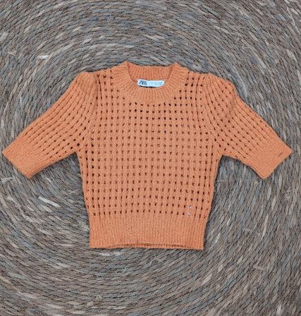 Blusa Naranja Zara